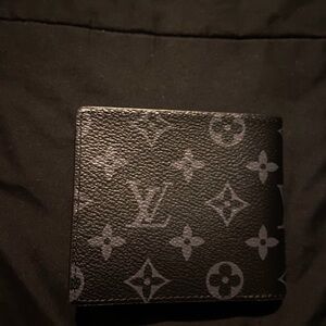 Louis Vuitton Monogram Wallet - Black and Gray
